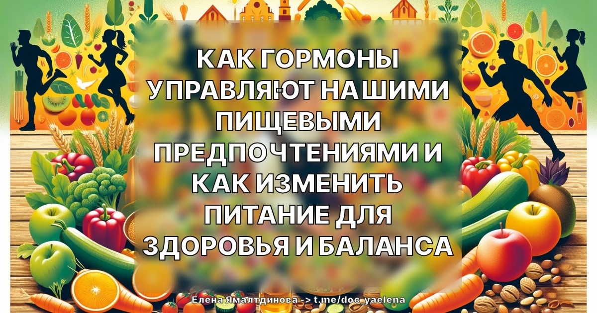 Как гормоны управляют нашими пищевыми предпочтениями и как изменить питание для здоровья и баланса