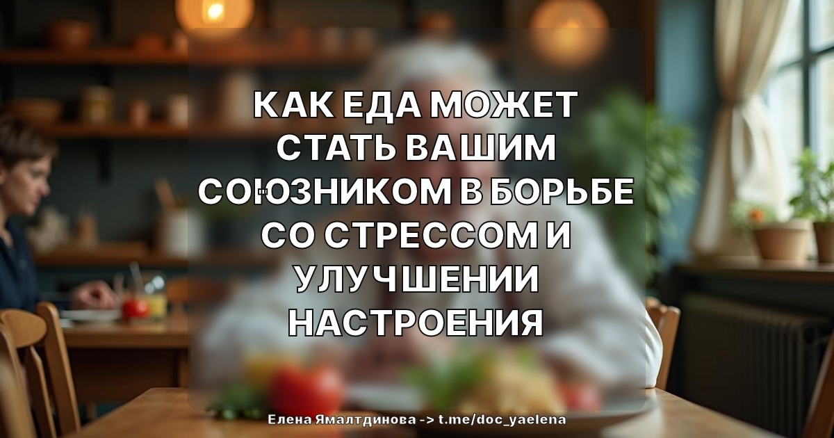 Как еда может стать вашим союзником в борьбе со стрессом и улучшении настроения
